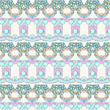 seamless pattern with flowers