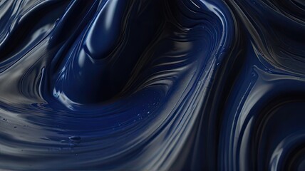 Fototapeta premium abstract background blue and black liquid 
