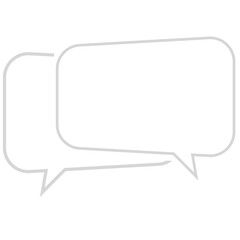 Naklejka premium Talk bubble speech icon