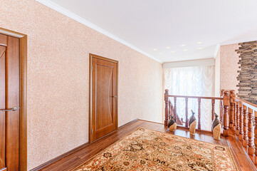 standard room interior apartment. room doors, renovation corridor lobby entrance hall