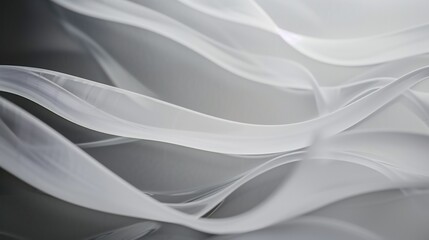 Subtle Surges: Minimal and wavy, transparent layers ebb and flow with tranquil energy.