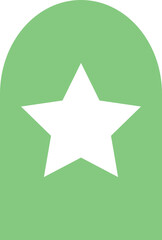 star arch retro element