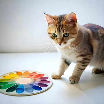 cat pick colorful