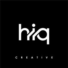 HIQ Letter Initial Logo Design Template Vector Illustration