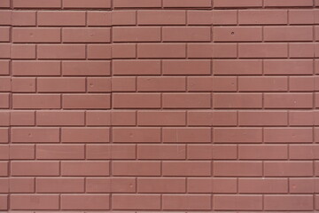 Background - reddish brown painted brick veneer wall