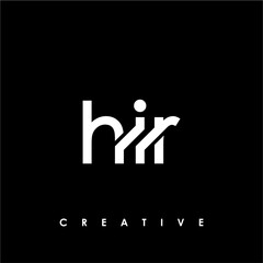 HIR Letter Initial Logo Design Template Vector Illustration