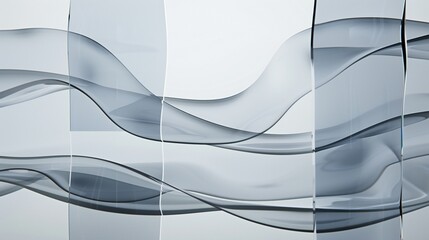Tranquil Transparency: Minimalist layers reveal the soothing simplicity of transparent tranquility.