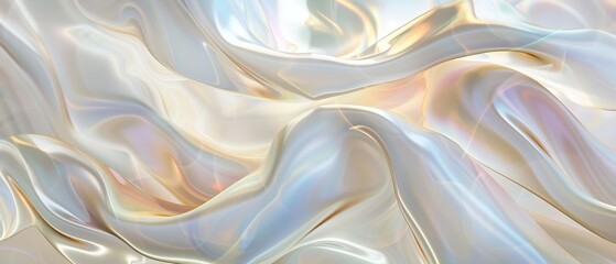Tranquil Wave Palette: Layers with a fluid, wavy design offer a calming and minimalist backdrop,...