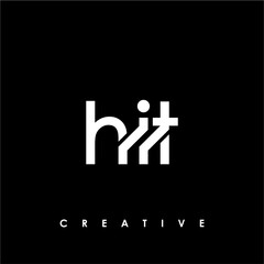 HIT Letter Initial Logo Design Template Vector Illustration
