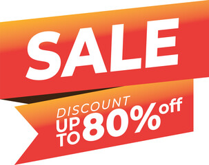 Sale banner template design with geometric background , Big sale special offer up to 80% off. Super Sale, end of season special offer banner. vector illustration.