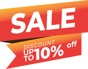 Sale banner template design with geometric background , Big sale special offer up to 10% off. Super Sale, end of season special offer banner. vector illustration.