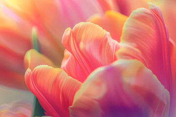 Macro of tulip