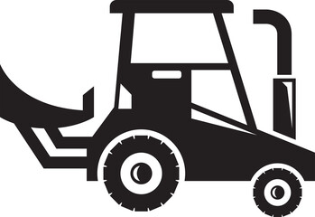 Naklejka premium Wheel Loader Bulldozer Icon 