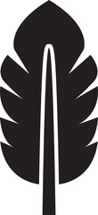 Feather Glyph Icon
