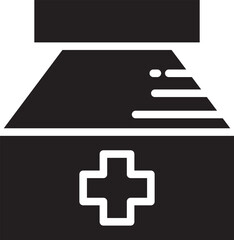 Obraz premium Medicine Bottle Glyph Icon 