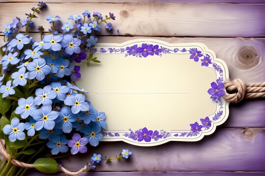beautiful Forget-me-nots flowers