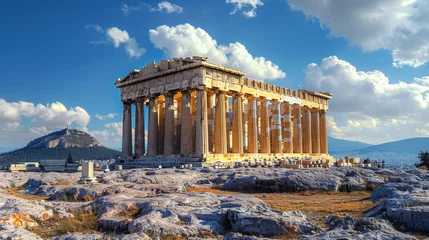Fotobehang Historical Sites: Photograph ancient ruins, temples, and archaeological sites © Nico