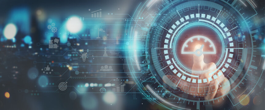 Digital transformation strategy for enhancing business performance concept. Digitalization improves corporate performance by enhancing corporate innovation and has a greater impact on firm performance