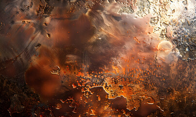 copper metal texture background, Generative AI
