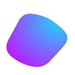 vector blobs in Gradient color and solid 