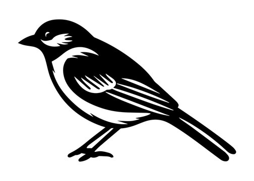 recommend clip art: finch silhouette vector illustration