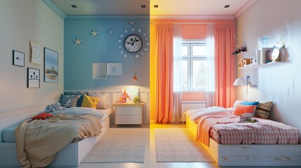 Modern interior design for children's bedrooms