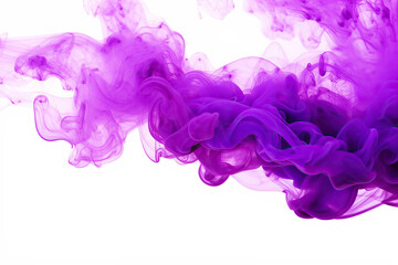 Transparent Texture of Purple Smoke: Ethereal Background