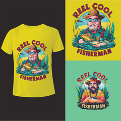 Reel cool fisherman. teess  T-Shirt