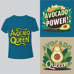 Avocado Power! tees T-Shirts