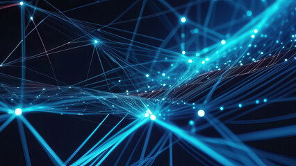 Abstract blue digital background. Big data