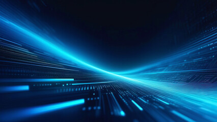 Abstract blue digital background. Big data