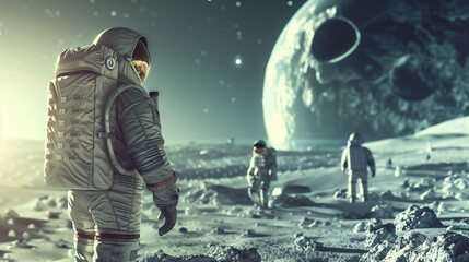 Obraz premium Beyond Earth: Exploring the Cosmos