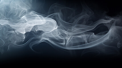 smoke on dark background