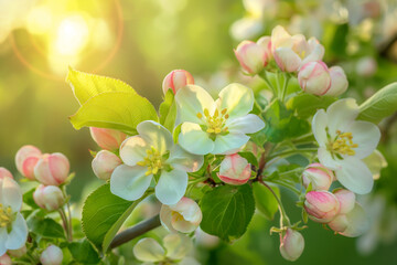 Apple Blossom announcing the arrival of spring