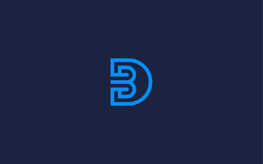 letter db logo icon design vector design template inspiration