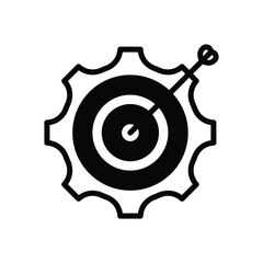Goal Setting vector icon