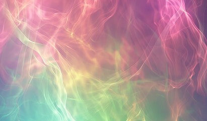 Bright colorful smoke on a light background. The concept of dreams and lightness.