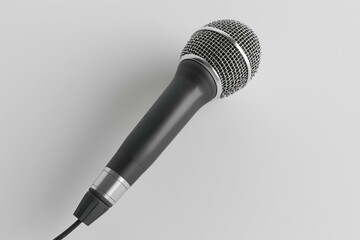 photography of microphone in white isolated background