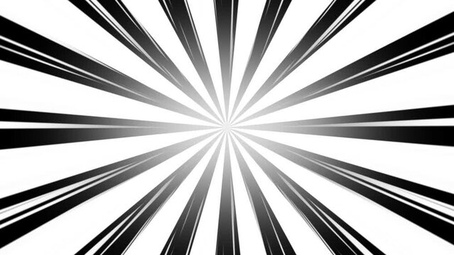 Pop art background with stripes black and white colors, cartoon background