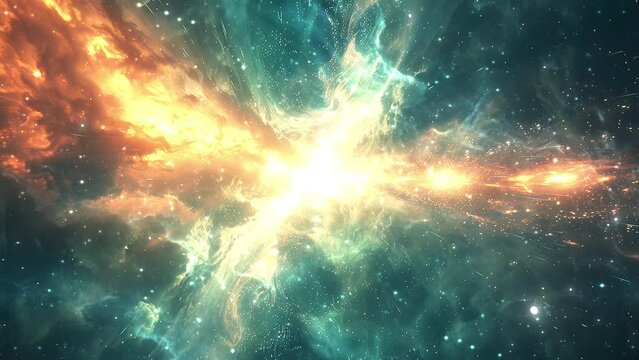 cinematic shot interstellar anomaly emerges amidst seamless looping overlay 4k virtual video animation background