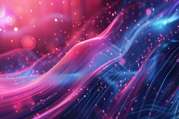 Obraz premium Minimalist Abstract futuristic background. Space effect bright. Generate Ai