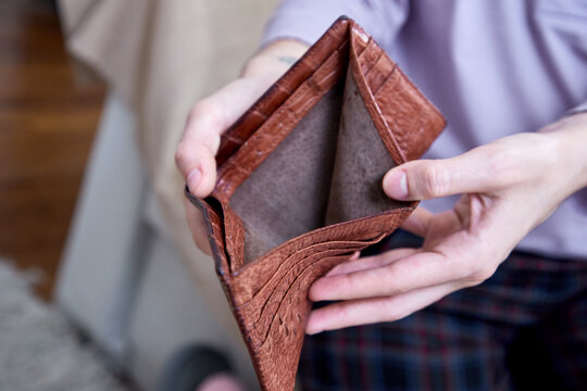 man hand putting money, closeup