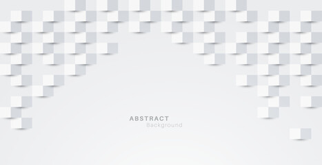 Abstract white 3d background. Vector EPS 10