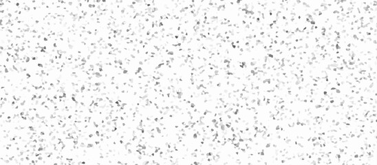 Terrazzo flooring consists of chips of marble texture. quartz surface white, black for bathroom or kitchen countertop. white paper texture background. rock stone marble backdrop textured illustration.
