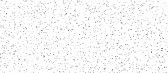 Naklejka premium Terrazzo flooring consists of chips of marble texture. quartz surface white, black for bathroom or kitchen countertop. white paper texture background. rock stone marble backdrop textured illustration.