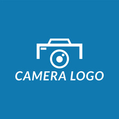 camera photography logo icon vector illustration