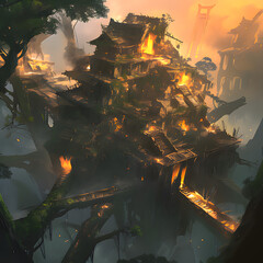 Hidden in the mountains, the core building of Murim is collapsing under attack from the Jungwon. Generative AI