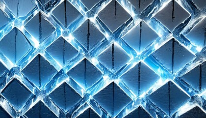 A sophisticated ice bricks background wallpaper, combining the cool elegance of ice with the timeless appeal of bricks for a visually stunning effect