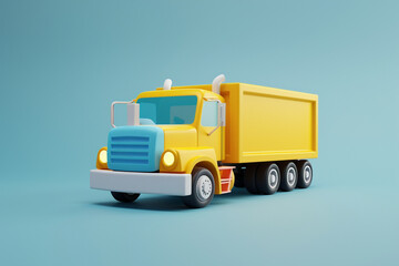 transport vehicle 3d icon isolated