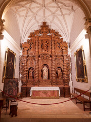 BOLEA HUESCA ARAGON SPAIN. Gothic collegiate church. Church The collegiate church of Santa María...